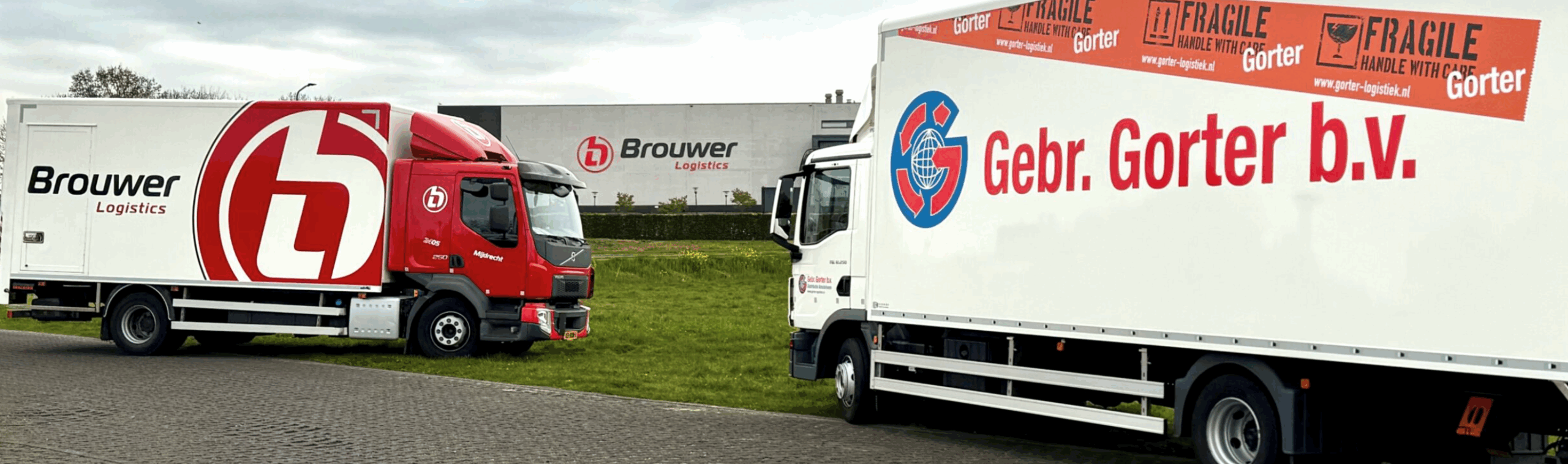 vrachtwagens brouwer logistics en gebr. gorter